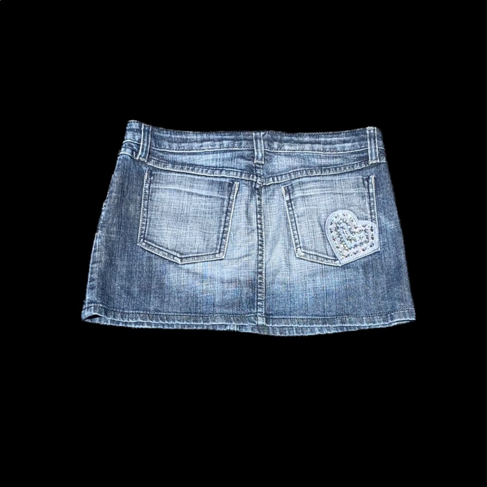 JUICY COUTURE JEANS DENIM Y2K MINI SKIRT